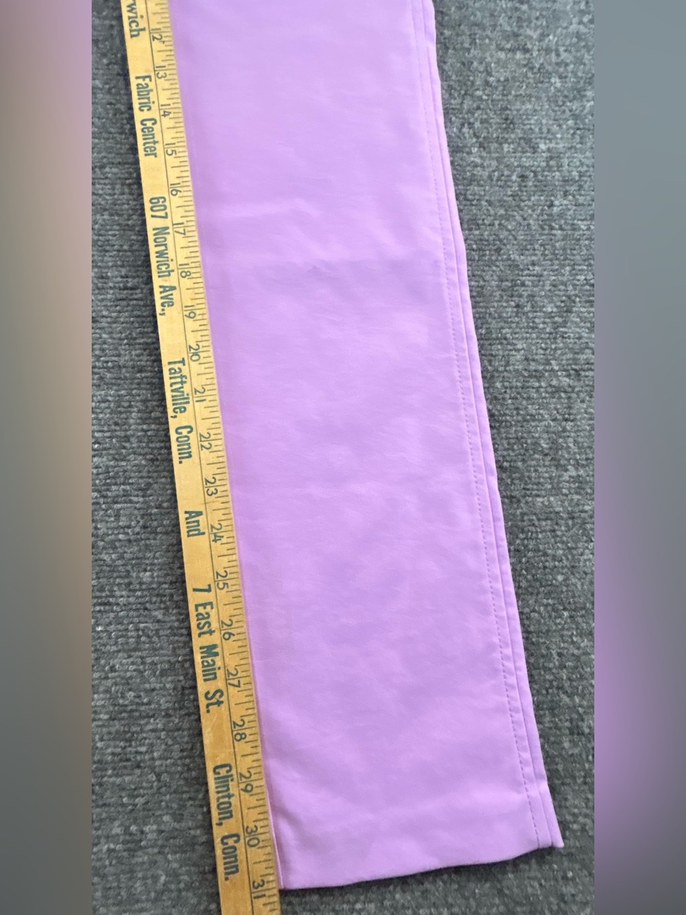 KJUS Irene Chino Golf Pants Oxford Lavender Purple 5 Pocket Womens 36 S (US 6) - Picture 2 of 8